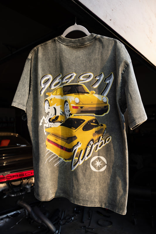 ICON’S COLLECTION - 964 911 Turbo Tee Green