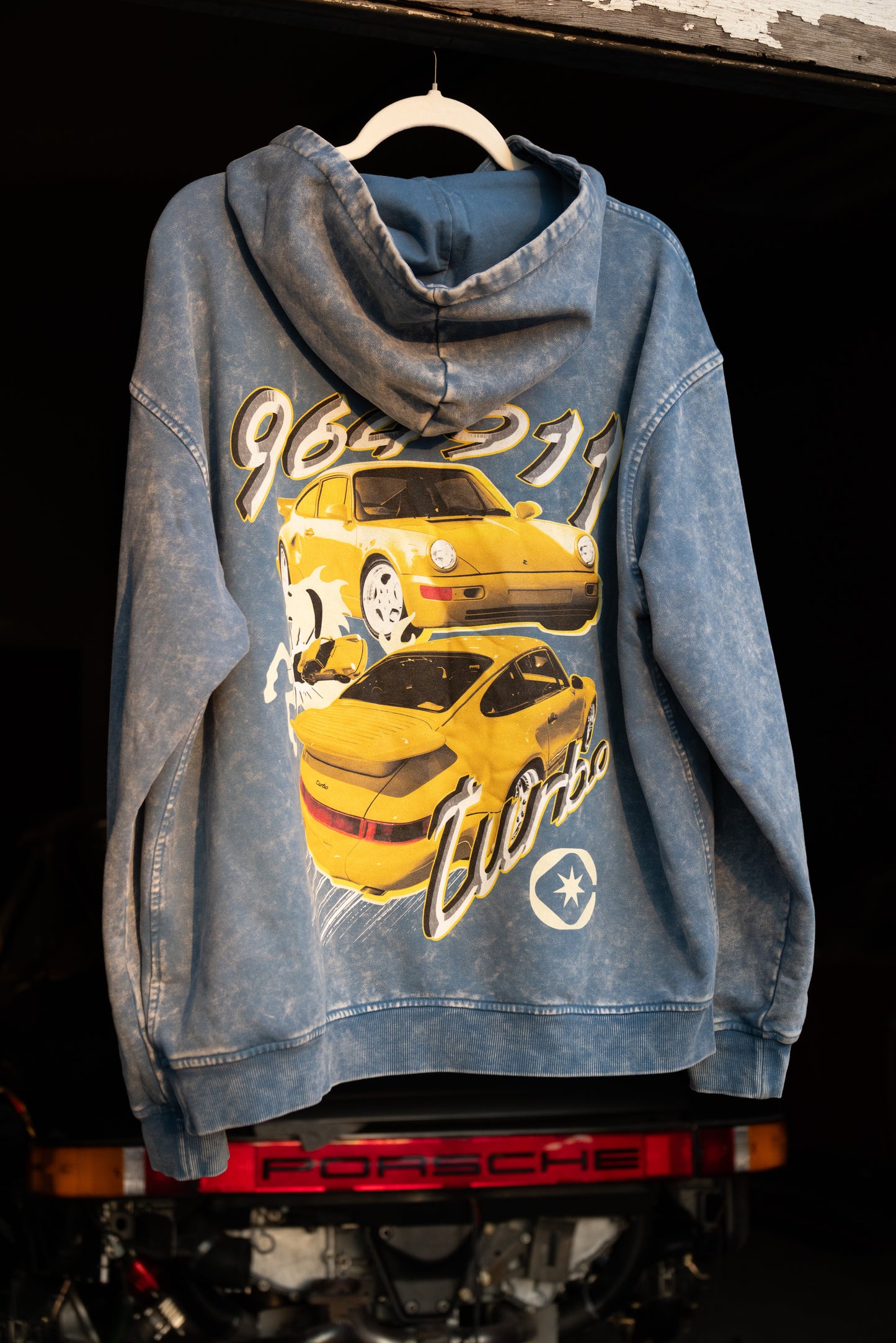 ICON’S COLLECTION - 964 911 Turbo Hoodie Blue