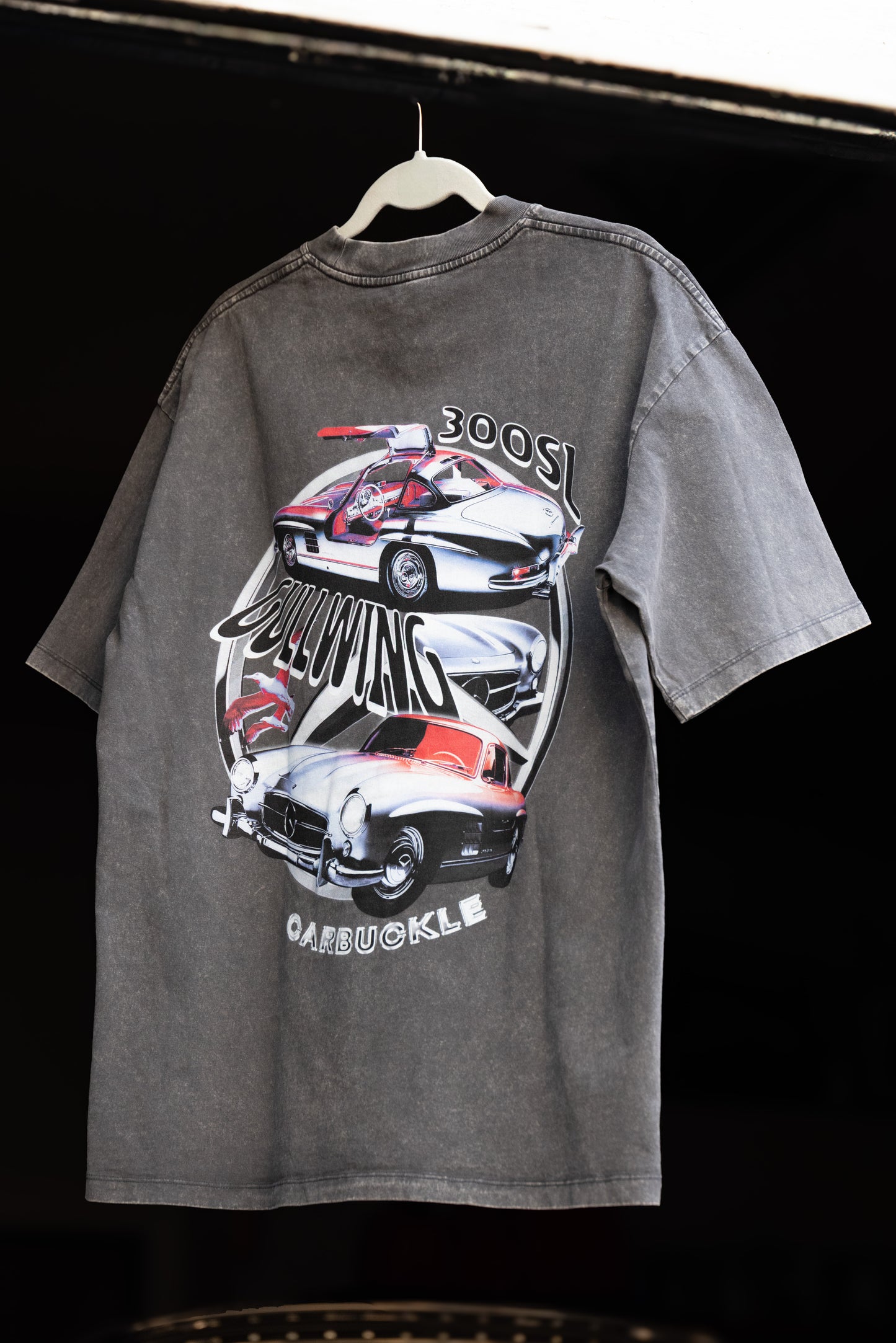 ICON’S COLLECTION - 300SL Gullwing Tee Black