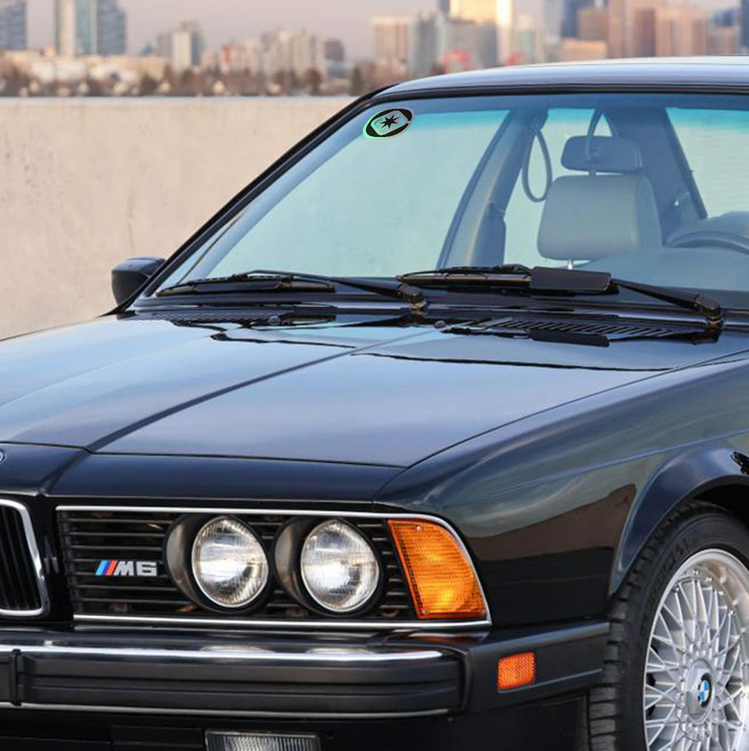 Holographic Carbuckle logo sticker