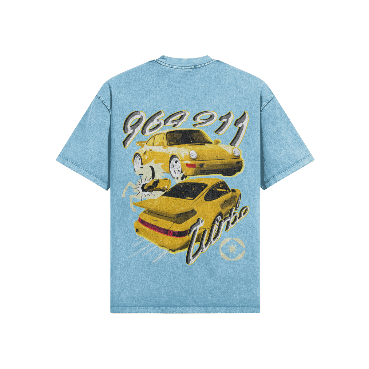 ICON’S COLLECTION - 964 911 Turbo Tee Blue