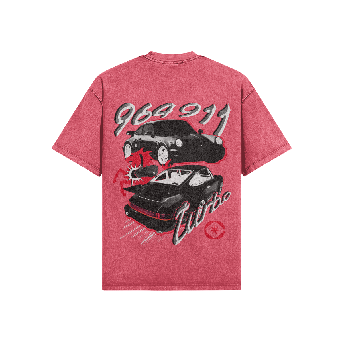 ICON’S COLLECTION - 964 911 Turbo Tee Watermelon