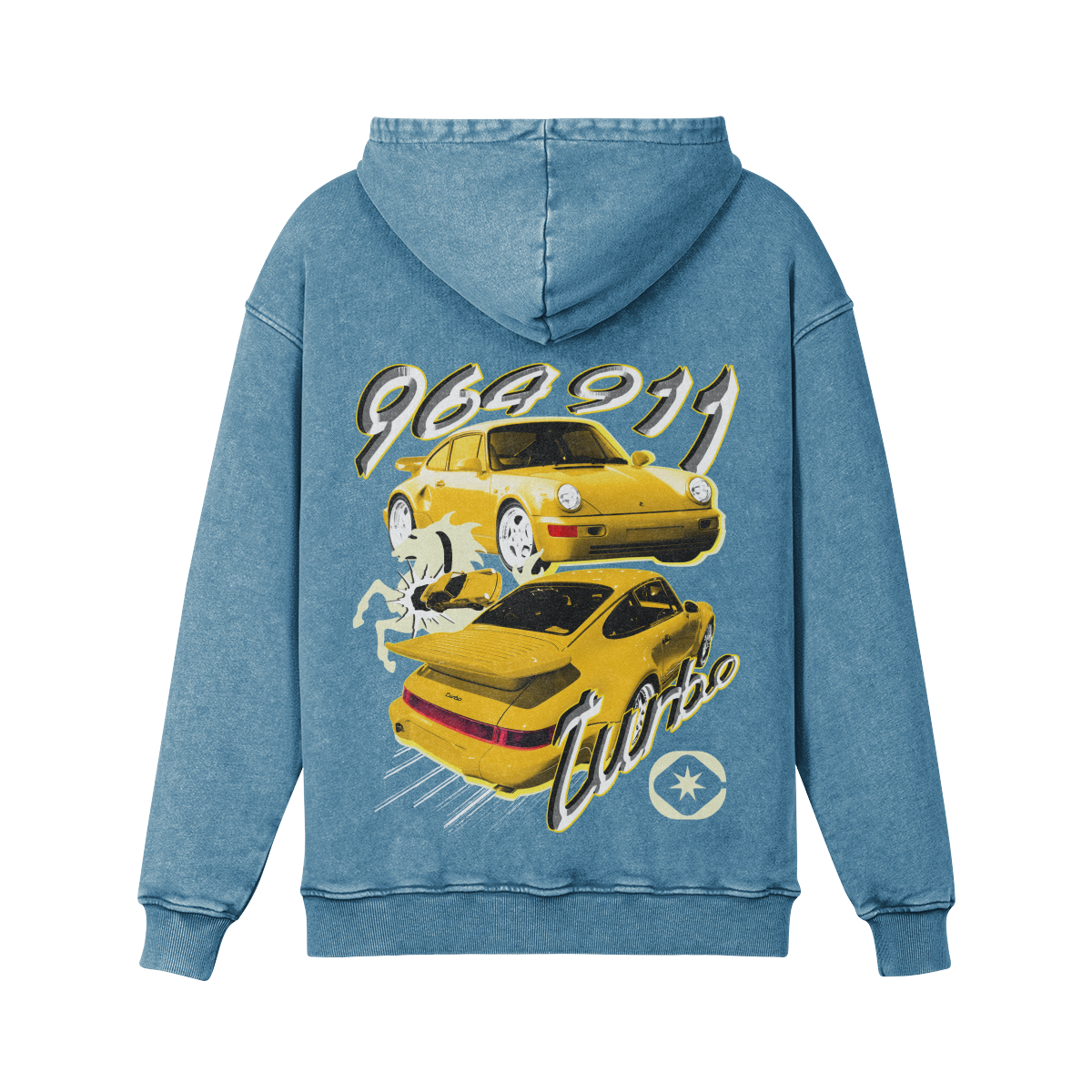 ICON’S COLLECTION - 964 911 Turbo Hoodie Blue
