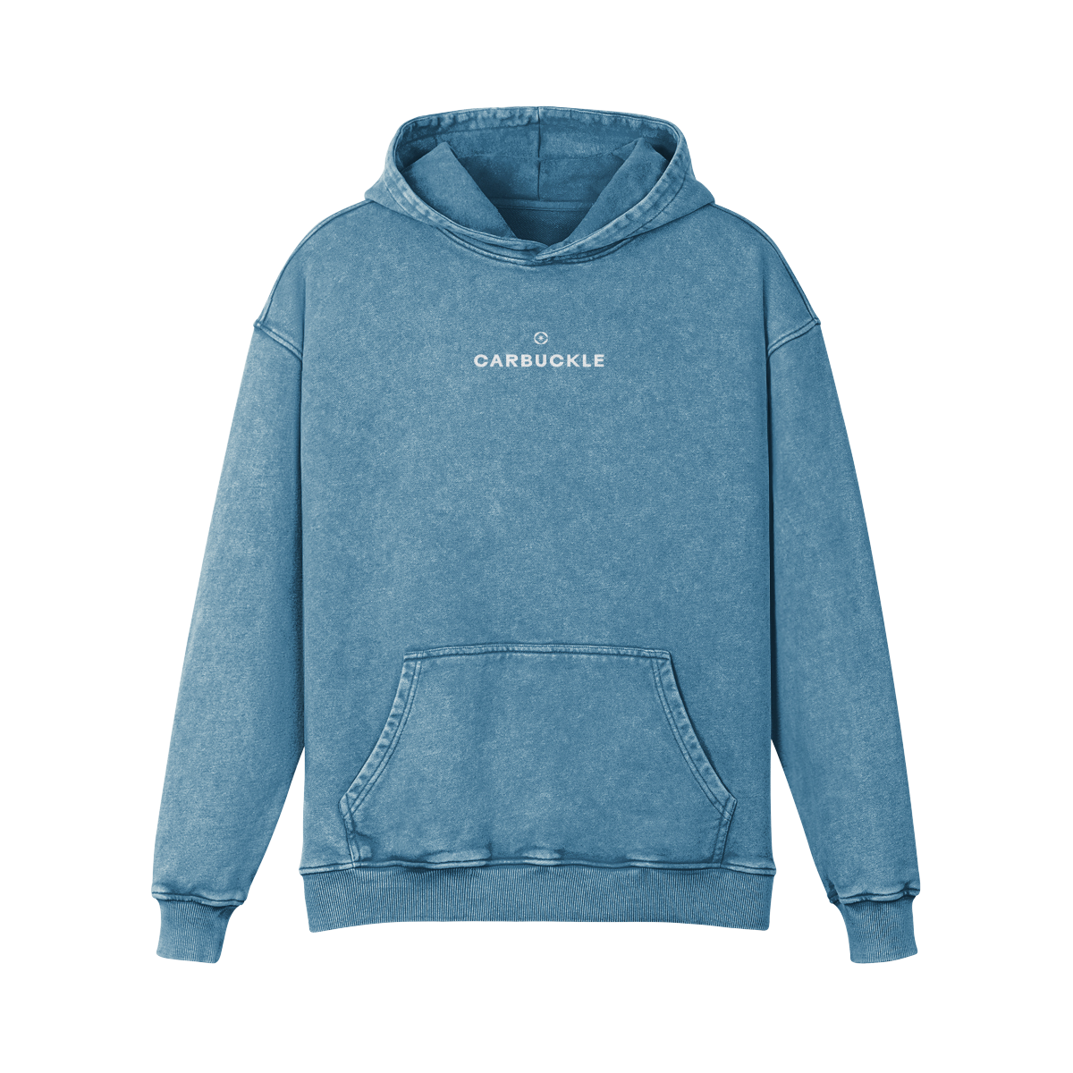 CARBUCKLE Blue washed hoodie